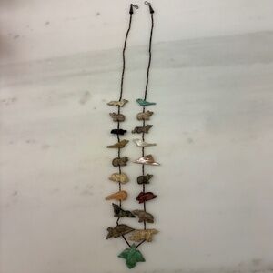 Stunning Fetish Zuni Necklace - Vintage